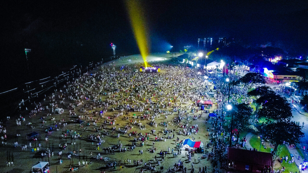 A virada de ano em Bertioga vai ocorrer na Praia da Enseada, bem no Centro da cidade - Foto: Divulgação PMB